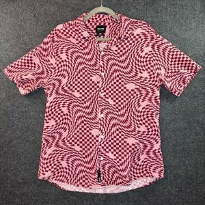 ONLY & SONS Red and Pink Patterned Men's Shirt